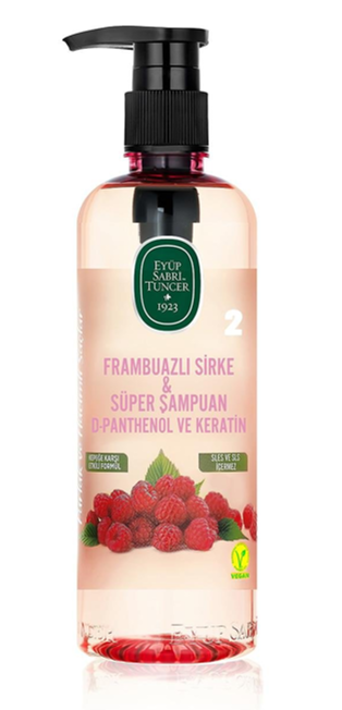EYÜP SABRİ 500 ML RASPBERRY VINEGAR SHAMPOO*12