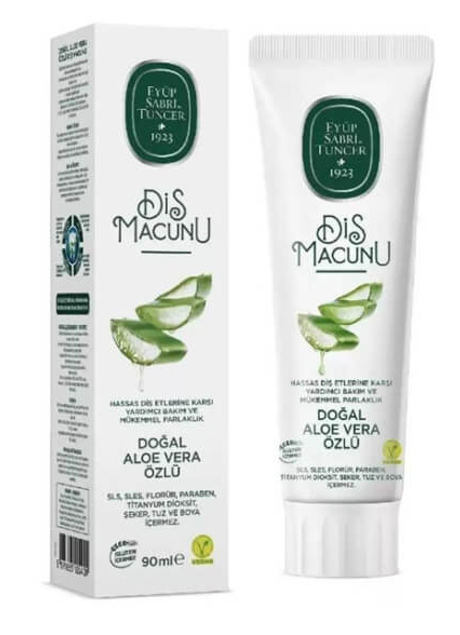 EYÜP SABRİ 90 ML ALOE VERA EXTRACT TOOTHPASTE*48