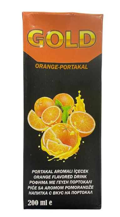 GOLD 200 ML MEYVE SUYU PORTAKAL*27