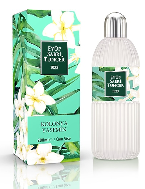 EYÜP SABRİ 200 ML COLOGNE JASMINE GLASS*24