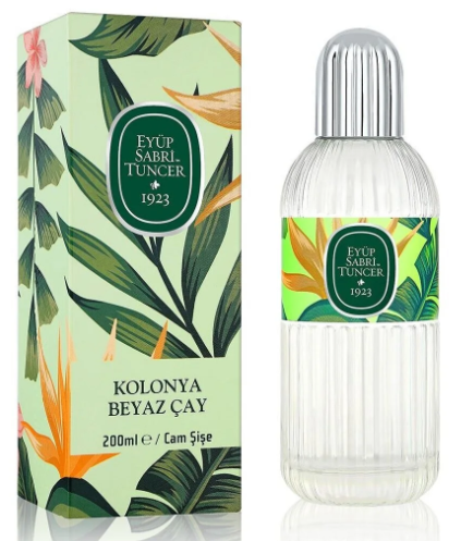 EYÜP SABRİ 200 ML COLOGNE WHITE TEA GLASS*24