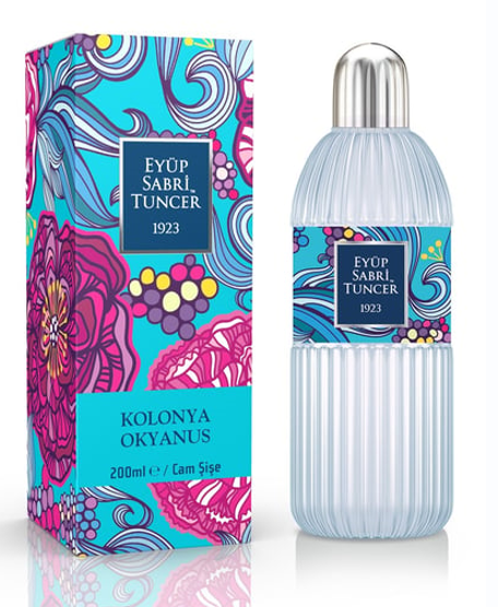 EYÜP SABRİ 200 ML COLOGNE OCEAN GLASS*24