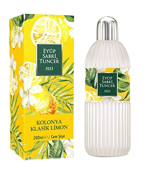 EYÜP SABRİ 200 ML COLOGNE LEMON GLASS*24