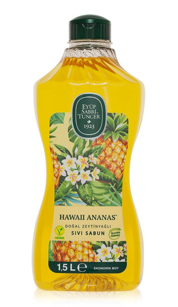 EYÜP SABRİ 1.5 LT LIQUID SOAP HAWAII PINEAPPLE*8