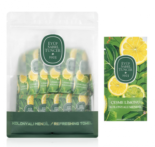 EYÜP SABRİ 150-PACK DOYPACK WET WIPES. ÇEŞME LEMON*20
