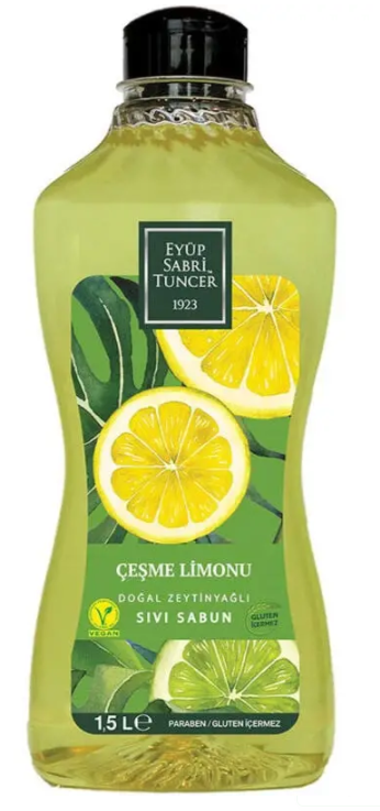 EYÜP SABRİ 1.5 LT LIQUID SOAP. ÇEŞME LEMON*8