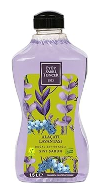 EYÜP SABRİ 1.5 LT LIQUID SOAP. ALAÇATI LAVENDER*8
