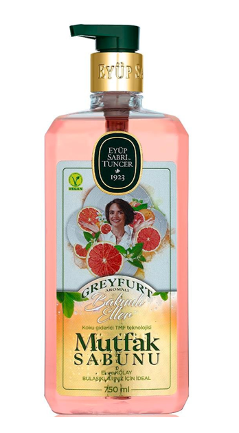 EYÜP SABRİ 750 ML KITCHEN LIQUID SOAP GRAPEFRUIT*12