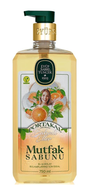 EYÜP SABRİ 750 ML KITCHEN LIQUID SOAP ORANGE*12
