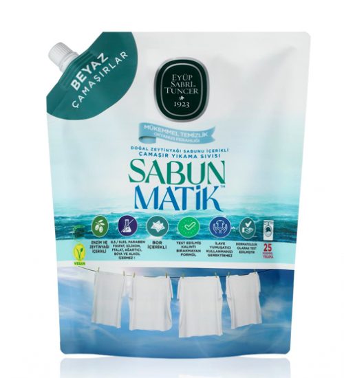 EYÜP SABRİ 1.5 LT LIQUID LAUNDRY DETERGENT. WHITES*6