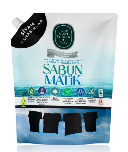 EYÜP SABRİ 1.5 LT LIQUID LAUNDRY DETERGENT. BLACK CLOTHES*6