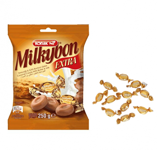 KONAK MİLKYBON EKST.TEREY.& SÜT.ŞEKER 250 GR*16