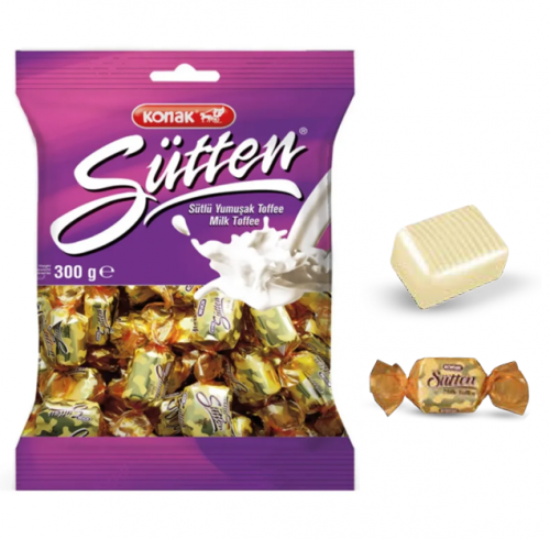 KONAK SÜTTEN - SÜTLÜ TOFE ŞEKER 300 GR*10