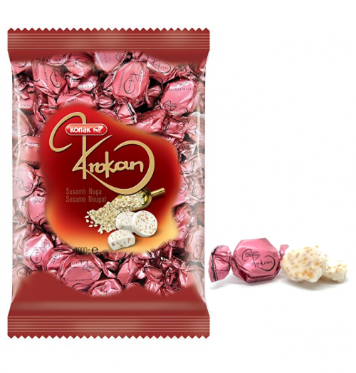 KONAK KROKAN SUSAMLI ŞEKER 1 KG*5
