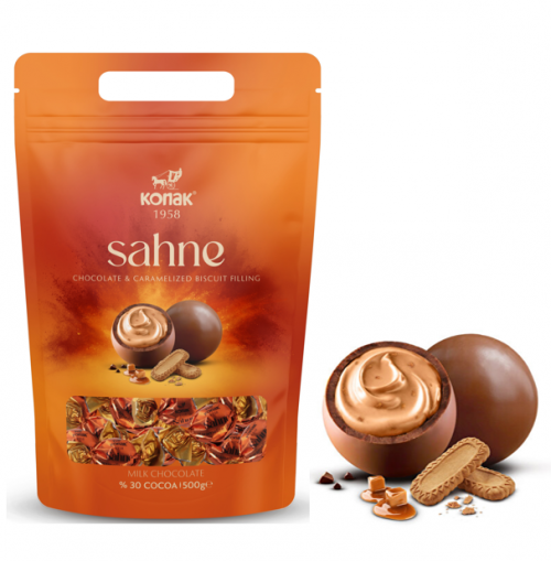 KONAK SAHNE KARAMELİZ.BİS.KR.DOL.SÜT.ÇİK.500 GR*12