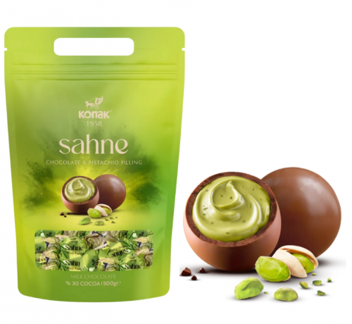 KONAK SAHNE ANTEP FIS.DOL.SÜT.ÇİKOLATA 500 GR*12