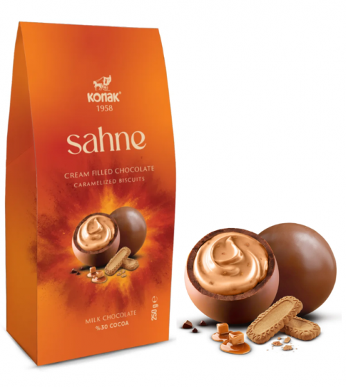 KONAK SAHNE KARAMELİZ.BİS.KR.DOL.SÜT.ÇİK.250 GR*12