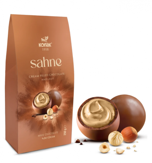 KONAK SAHNE FINDIK KRE.DOL.SÜT.ÇİK.250 GR*12