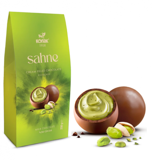 KONAK SAHNE ANTEP FIS.DOL.SÜT.ÇİKOLATA 250 GR*12