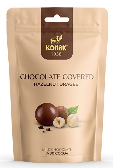 KONAK SÜTLÜ ÇİKOLATA KAPLI FINDIK DRAJE 85 GR*12