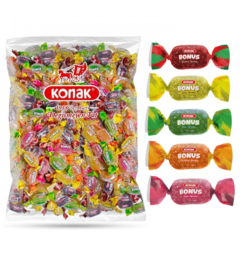 KONAK KARIŞIK AROMALI JOLE ŞEKERLEME 1 KG*5