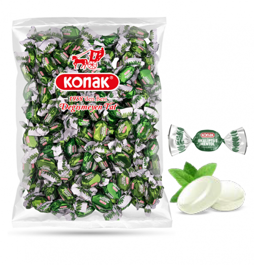 KONAK MENTOL AROMALI ŞEKER 1 KG*5