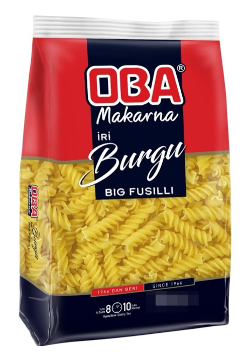 OBA 5 KG MAKARNA İRİ BURGU*5
