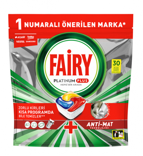 FAİRY TABLET PLATİNİUM PLUS 30 LU*5