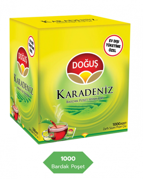 DOĞUŞ ÇAY KARADENİZ BARDAK POŞET ÇAY 1000X 2 GR*1