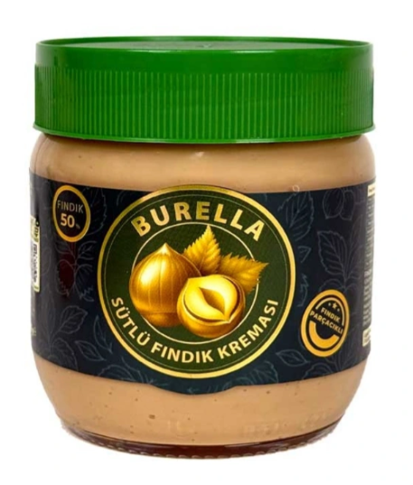ÖZTÜRK BURELLA MILK.HAZELNUT CREAM.PIECES 50% 400 GR*12