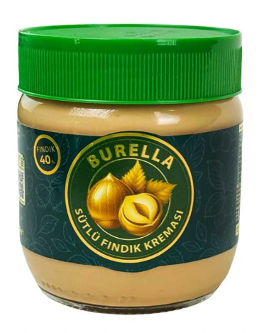 ÖZTÜRK BURELLA MILK HAZELNUT CREAM 40% 400 GR*12