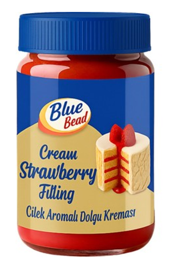 BLUE BEAD 350 GR ÇİLEK DOLGU KREMASI*12