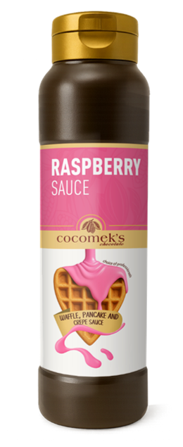 BLUE BEAD 1 KG COCOMEKS RASPBERRY WAFFLE SAUCE*6