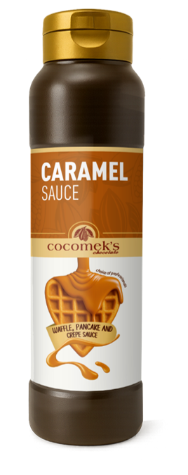 BLUE BEAD 1 KG COCOMEKS CARAMEL WAFFLE SAUCE*6