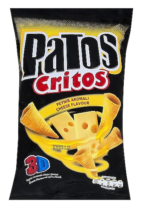 PATOS (0649576) CRITOS SUPER CHEESE 115 GR*24