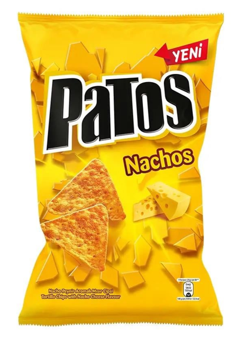 PATOS (0650555) NACHOS CHEESE S PLUS 109 GR*24