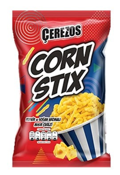 ÇEREZOS (0649083) CORN STICKS, CHEESE & ONION 115 GR*21
