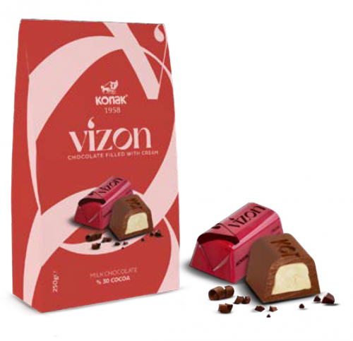 KONAK MINK CREAMY MILK CHOCOLATE 250 GR*12