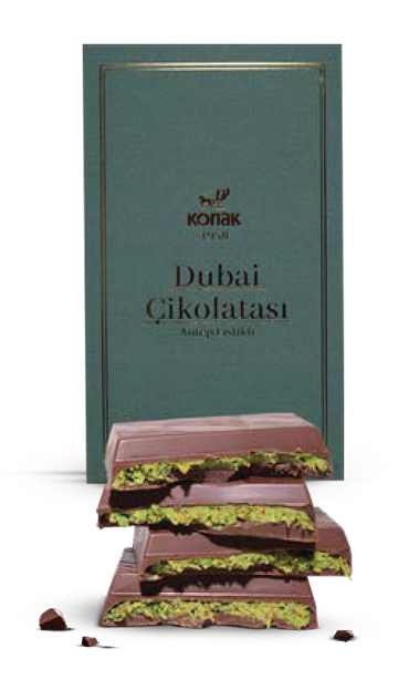 KONAK DUBAI PISTACHIO CHOCOLATE 200 GR*12