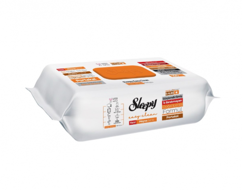 SLEEPY 100-PACK SURFACE TOWELS ORANGE*12