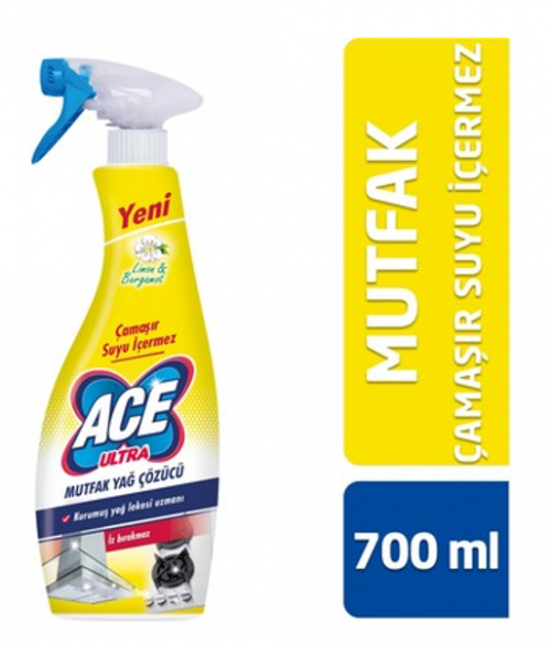 ACE KÖPÜK 700 ML ÇAMAŞIR SUSUZ MUTFAK*10