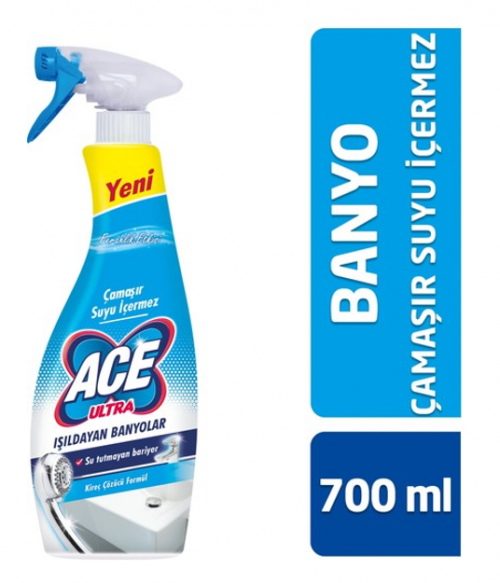 ACE KÖPÜK 700 ML ÇAMAŞIR SUSUZ BANYO*10