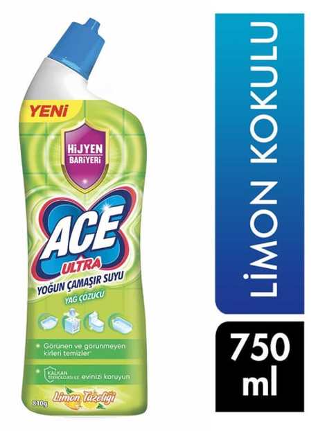 ACE ULTRA POWER GEL 750 ML LEMON GARDEN*12