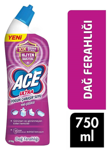 ACE ULTRA POWER GEL 750 ML MOUNTAIN FRESHNESS*12