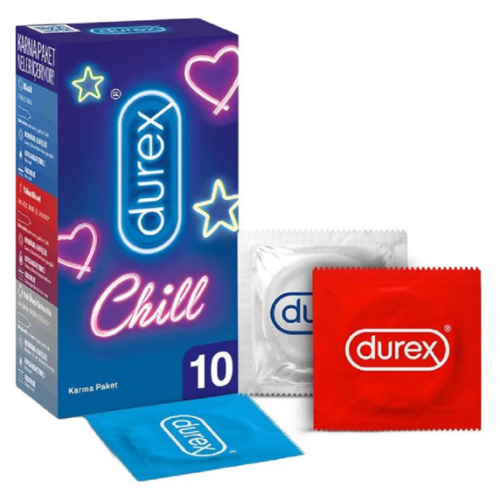 DUREX CONDOMS 10 PACK CHILL*12