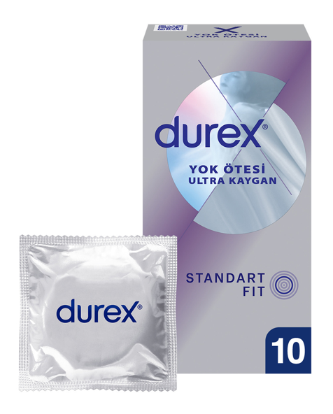 DUREX CONDOMS. ULTRA-SLIPPED, 10-PACK.*12