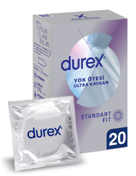 DUREX CONDOMS BEYOND UNBELIEVABLE 20-PACK ULTRA-SLIMMERING*6