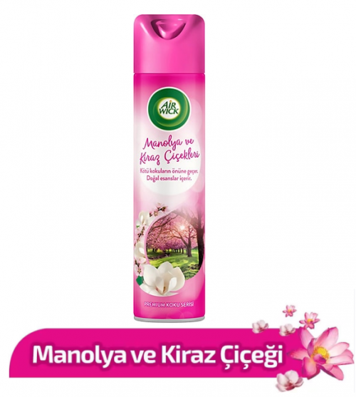 AIR WICK 300 ML ROOM SPRAY MAGNOLIA & CHERRY BLOSSOM*6
