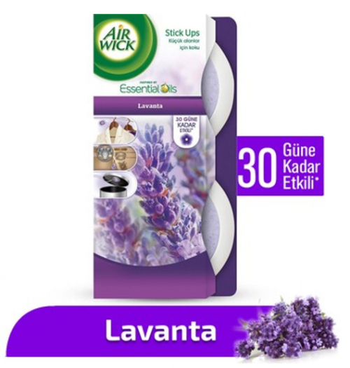 AIR WİCK 2 PACK X 30 GR GEL STICK UP LAVENDER*12
