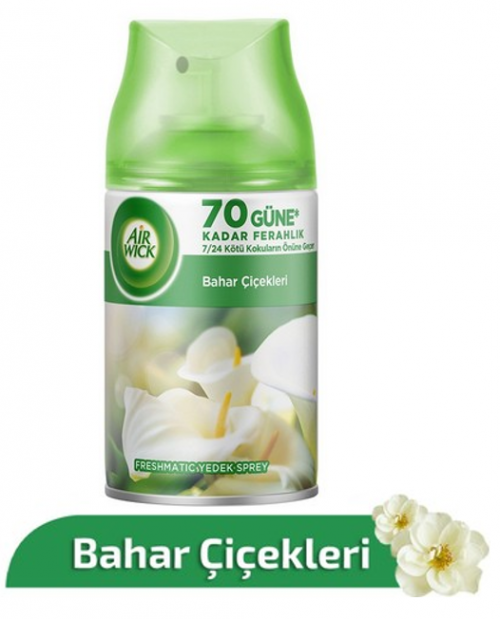 AIR WICK 250 ML SINGLE PACK SPRING (WHITE)*6